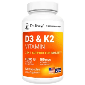 D3 & K2 10000Iu - 100 MCG 120 capsules